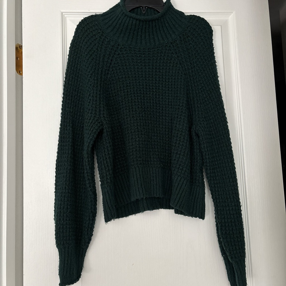 American Eagle Outfitters Forest Green Turtleneck Sweater